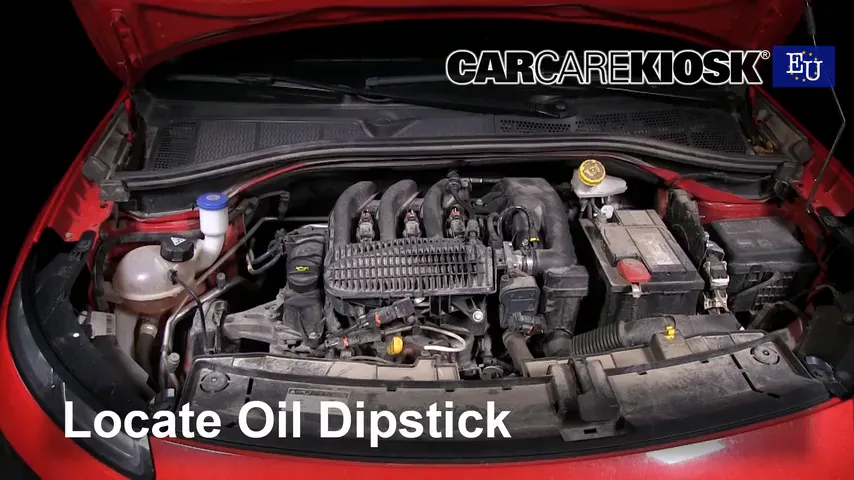 2015 Citroen C4 Cactus Feal 1.2L 3 Cyl. Turbo Oil Check Oil Level